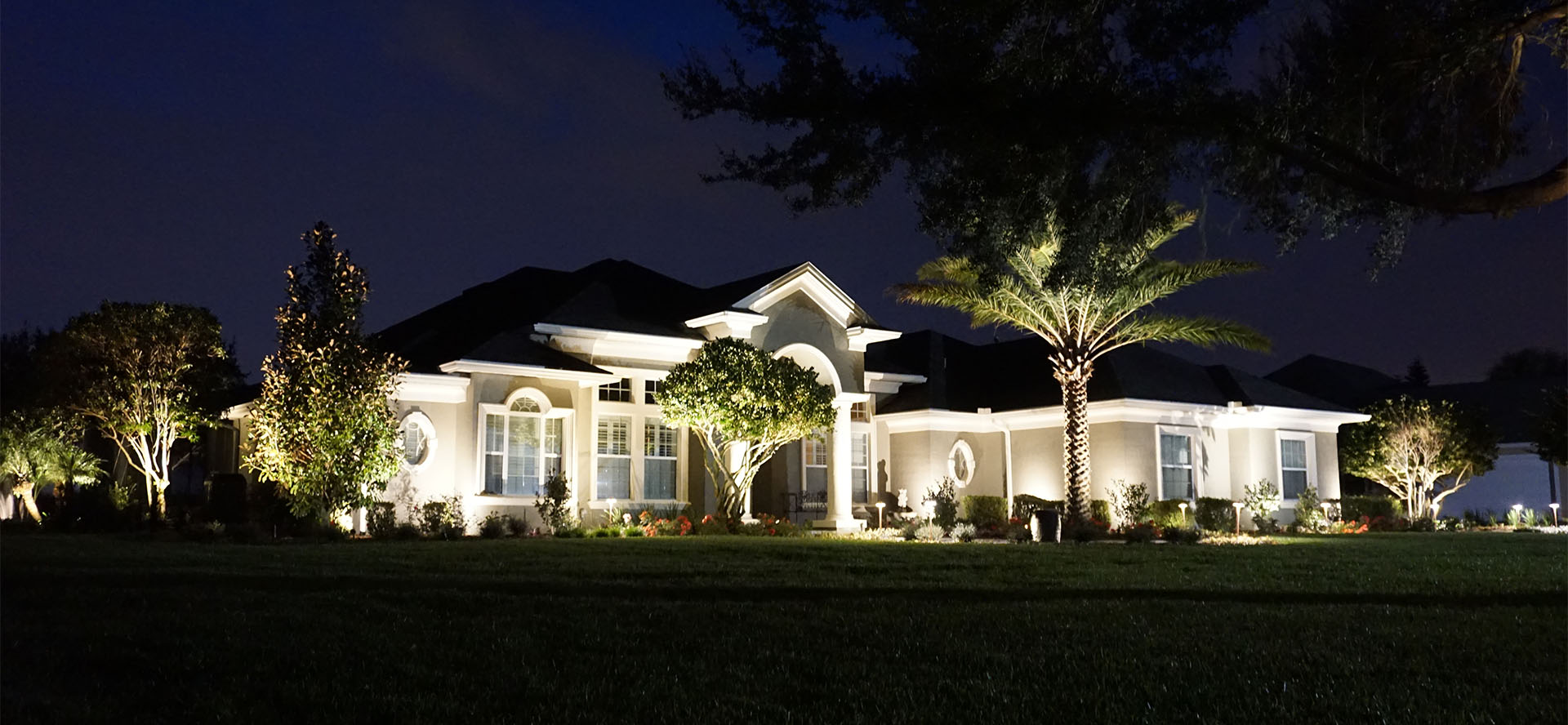 Custom Exterior Landscape Lighting Palm Beach County FL