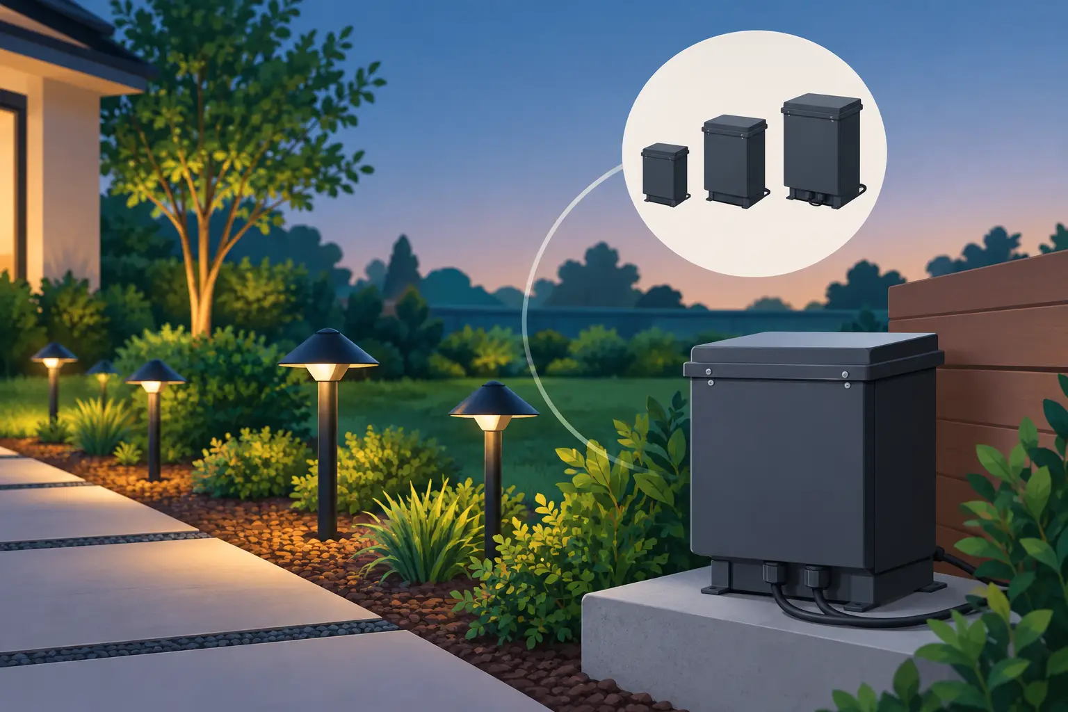 Choosing the Right Outdoor Lighting Transformer Size