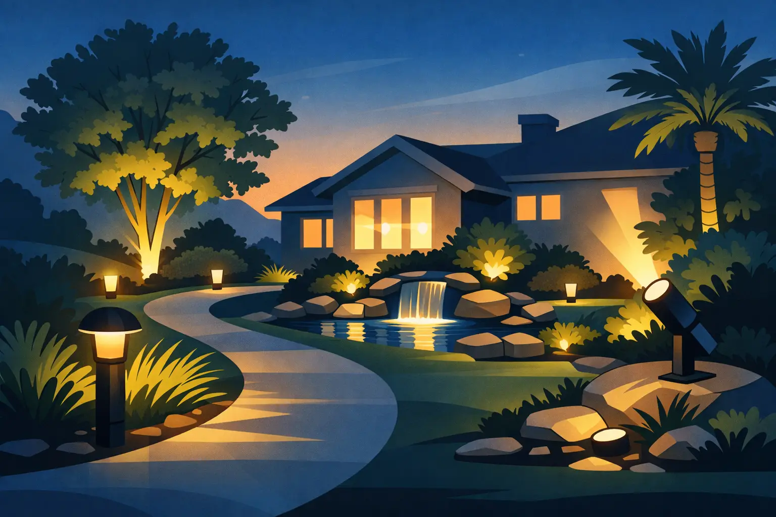 Custom Landscape Lighting Design for Your Home