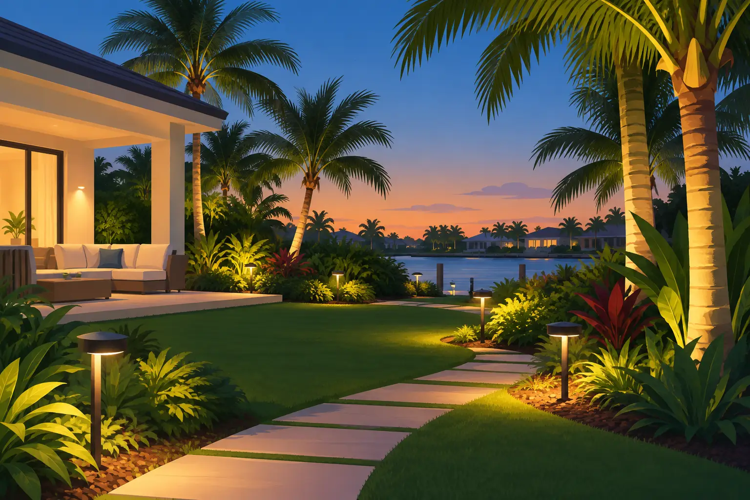 Garden Lighting Design Ideas for South Florida