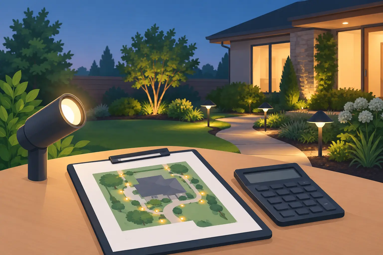 Landscape Lighting Cost Estimate Explained