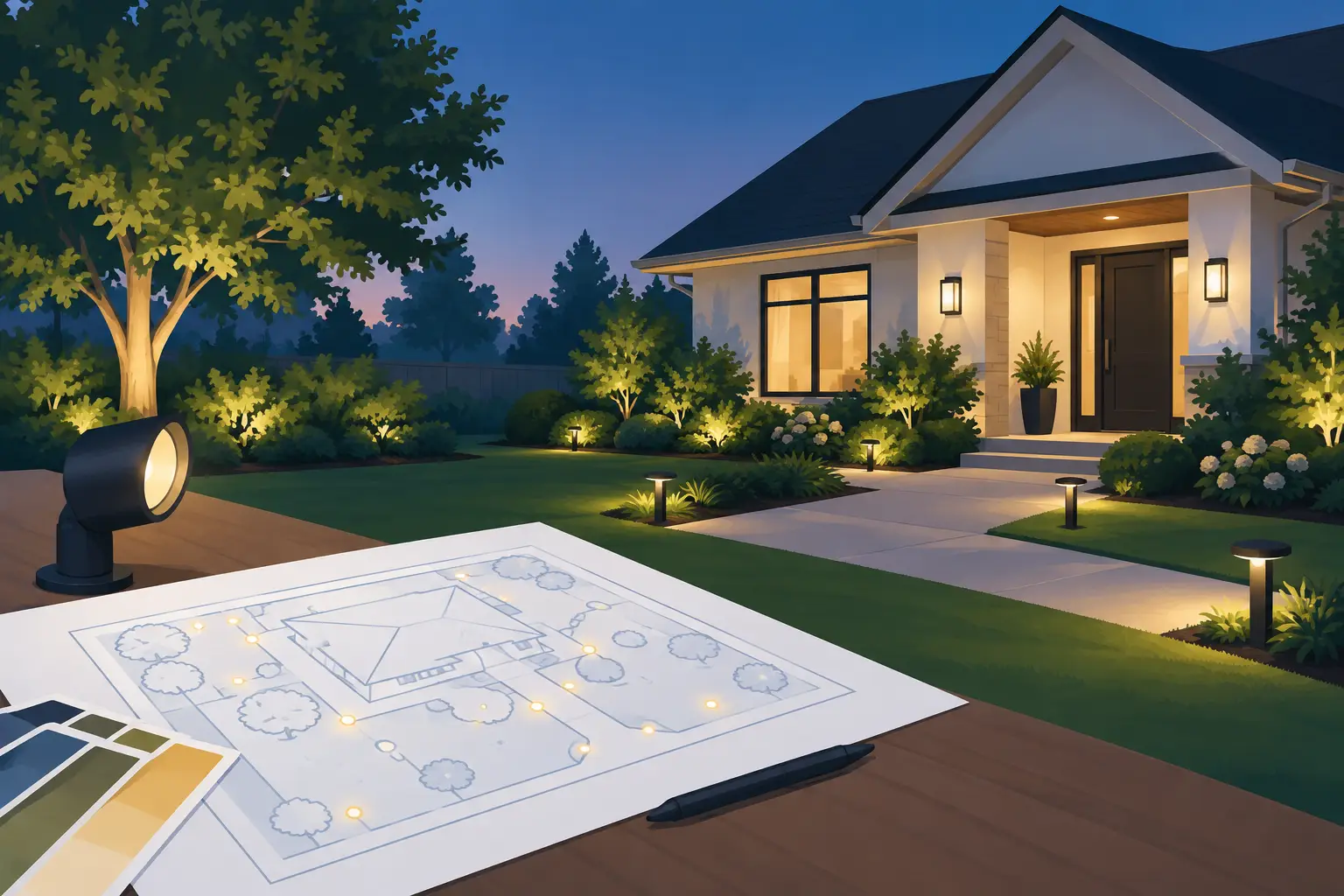 Residential Outdoor Lighting Planning Guide