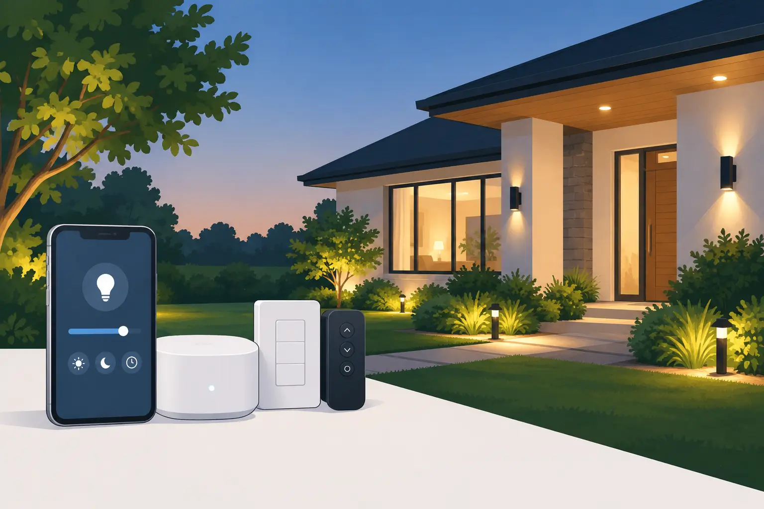 Top Outdoor Lighting Control Options for Homes